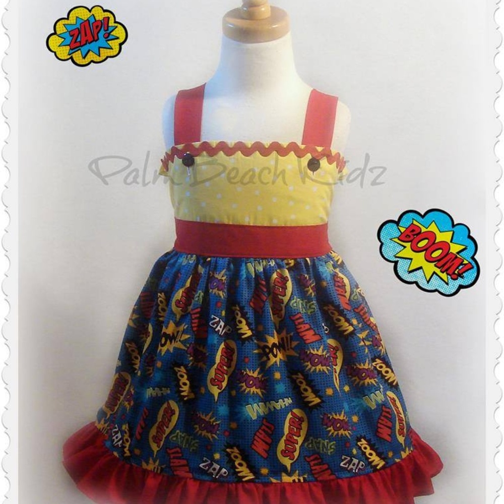 NWT Girls Super Hero Dress